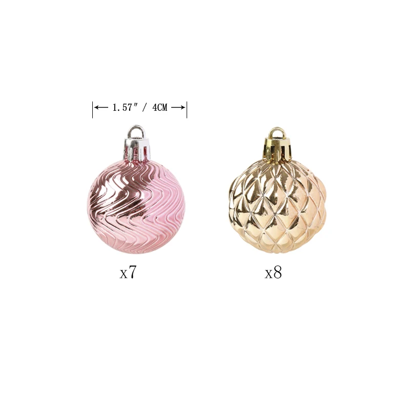 Patterned Christmas ornament